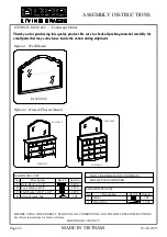 Предварительный просмотр 1 страницы Living Spaces IA222-462 Assembly Instructions