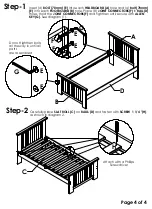 Предварительный просмотр 4 страницы Living Spaces LS-MOR81-98 Assembly Instructions