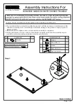 Living Spaces MADISON BDAVEDB Assembly Instructions предпросмотр