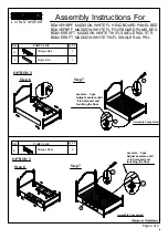 Предварительный просмотр 4 страницы Living Spaces MADISON BDAVEHBPF Assembly Instructions