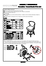 Living Spaces MADISON PARK Assembly Instruction предпросмотр