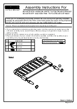 Предварительный просмотр 2 страницы Living Spaces MADISON TW/FL RAILS SPINDLE BED BDAVERSFTS Assembly Instructions