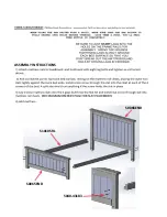 Предварительный просмотр 2 страницы Living Spaces Mateo 7030-01126 KIT Assembly Instructions