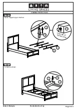 Предварительный просмотр 3 страницы Living Spaces Meadowlark 305-P235151 Assembly Instructions