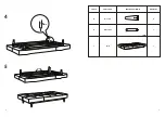 Предварительный просмотр 3 страницы Living Spaces PAGE-SOFA CONVERTIBLE WITH CHAISE Assembly Instructions