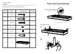 Предварительный просмотр 2 страницы Living Spaces Paige-Chaise Convertible 243787 Assembly Instructions