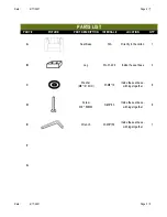 Предварительный просмотр 3 страницы Living Spaces PALERMO 288287 Assembly Instructions Manual