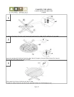 Предварительный просмотр 2 страницы Living Spaces PARIS 51030769 Assembly Instructions