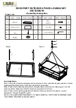 Предварительный просмотр 3 страницы Living Spaces ROCKPORT 20C220S-W Assembly Instruction