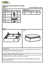 Living Spaces SANIBEL 18C108A-W-O Assembly Instruction предпросмотр