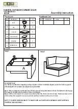 Предварительный просмотр 1 страницы Living Spaces SANIBEL 18C108A-W-S-3 Assembly Instruction