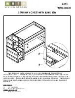 Предварительный просмотр 5 страницы Living Spaces SEDONA TWIN 4710 Assembly Instructions