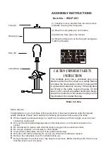 Living Spaces SGLP-001 Assembly Instructions preview