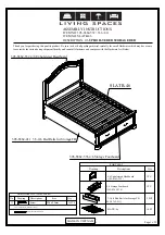 Предварительный просмотр 1 страницы Living Spaces SLATR-46 Assembly Instructions