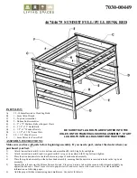 Предварительный просмотр 2 страницы Living Spaces SUMMIT 4674 Assembly Instructions