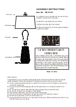 Preview for 1 page of Living Spaces Surya MLR-001 Assembly Instructions