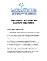 Предварительный просмотр 1 страницы Living Waters AuaRinse LWMMF10 How-To