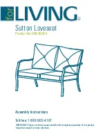 Preview for 21 page of Living 088-0559-4 Assembly Instructions Manual