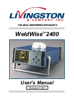 Предварительный просмотр 1 страницы Livingston & Company WELDWISE 2400 User Manual