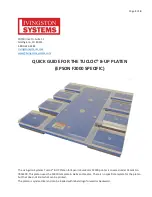 Предварительный просмотр 1 страницы Livingston Systems TucLoc 8-UP Platen Quick Manual