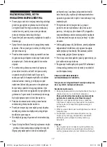 Предварительный просмотр 12 страницы Livington BLACK TWENTY 4 Instructions For Use Manual