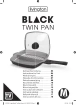 Livington BLACK TWIN PAN Instructions For Use Manual предпросмотр