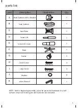 Предварительный просмотр 3 страницы LivingXL 500LB Fabric Task Chair Assembly And Safety Instructions