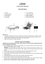 Предварительный просмотр 6 страницы Livoo DOC223 Instruction Manual