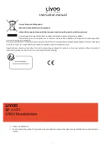 Предварительный просмотр 8 страницы Livoo DOC223 Instruction Manual