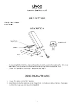 Предварительный просмотр 8 страницы Livoo DOC231 Instruction Manual