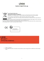 Preview for 7 page of Livoo DOC233 Instruction Manual