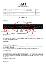 Предварительный просмотр 6 страницы Livoo DOC236 Instruction Manual