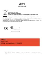 Предварительный просмотр 7 страницы Livoo DOC238 User Manual