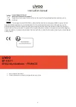 Preview for 8 page of Livoo DOC240 Instruction Manual