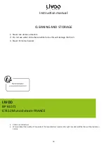 Предварительный просмотр 13 страницы Livoo DOC250 Instruction Manual