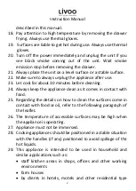 Preview for 4 page of Livoo DOC255 Instruction Manual