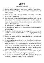 Предварительный просмотр 4 страницы Livoo DOC258 Instruction Manual