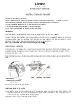 Предварительный просмотр 10 страницы Livoo DOC275 Instruction Manual