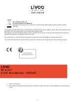 Предварительный просмотр 11 страницы Livoo DOD168 User Manual