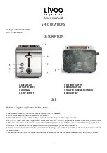 Предварительный просмотр 8 страницы Livoo DOD170 User Manual