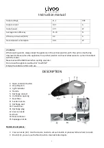 Предварительный просмотр 5 страницы Livoo DOH109 Instruction Manual