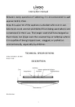 Предварительный просмотр 6 страницы Livoo DOM357 Instruction Manual