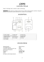 Предварительный просмотр 6 страницы Livoo DOM367 Instruction Manual