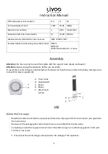 Предварительный просмотр 6 страницы Livoo DOM384 Instruction Manual