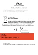 Предварительный просмотр 8 страницы Livoo DOM394 Instruction Manual