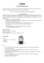 Предварительный просмотр 2 страницы Livoo DOM395 Instruction Manual