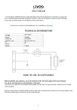 Предварительный просмотр 6 страницы Livoo DOM425 User Manual