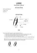 Предварительный просмотр 3 страницы Livoo DOM448 Instruction Manual