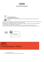 Предварительный просмотр 8 страницы Livoo DOP121 Instruction Manual