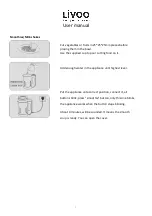 Предварительный просмотр 8 страницы Livoo DOP188 User Manual